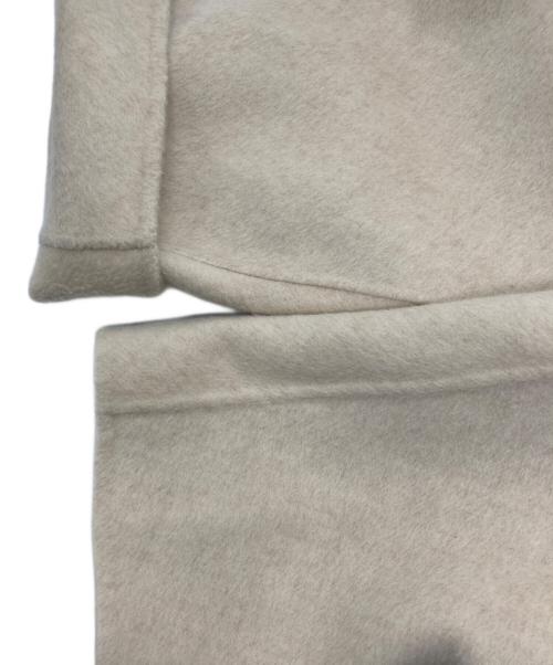 Noble（ノーブル）Noble (ノーブル) キャメルミックスリバージップコート アイボリー サイズ:SIZE 38 未使用品の古着・服飾アイテム
