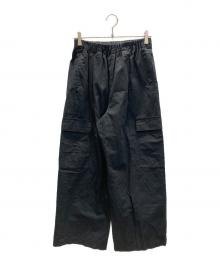KAGURE（カグレ）の古着「ユーティリティーイージーパンツ」｜ブラック
