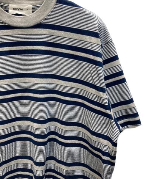everyone（エブリワン）everyone (エブリワン) Border Tee Shirts グレー×ネイビー サイズ:SIZE Mの古着・服飾アイテム