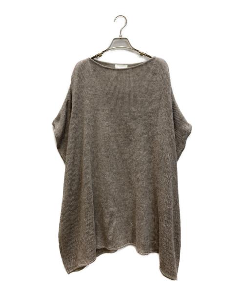 KAGURE（カグレ）KAGURE (カグレ) リネンラミーカットワイドプルオーバー ベージュ サイズ:Freeの古着・服飾アイテム