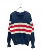 POLO RALPH LAURENポロ・ラルフローレン）の古着「RL-92 ボーダーニット」｜ネイビー