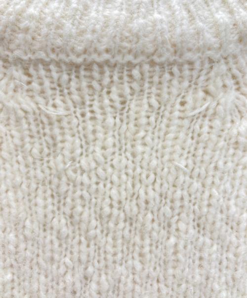 Maison Margiela（メゾンマルジェラ）Maison Margiela (メゾンマルジェラ) タートルネックニット ホワイト サイズ:SIZE Sの古着・服飾アイテム