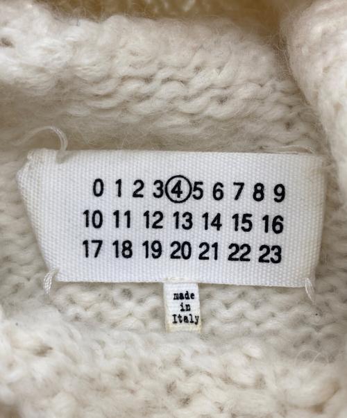 Maison Margiela（メゾンマルジェラ）Maison Margiela (メゾンマルジェラ) タートルネックニット ホワイト サイズ:SIZE Sの古着・服飾アイテム