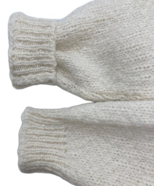 Maison Margiela（メゾンマルジェラ）Maison Margiela (メゾンマルジェラ) タートルネックニット ホワイト サイズ:SIZE Sの古着・服飾アイテム