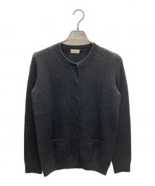 Saint Laurent Paris（サンローランパリ）の古着「アルパカカーディガン」｜ブラック