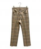 LEVI'Sリーバイス）の古着「スタプレチェックパンツ」｜ベージュ