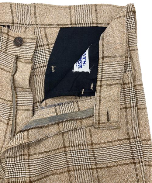 LEVI'S（リーバイス）LEVI'S (リーバイス) スタプレチェックパンツ ベージュ サイズ:表記無しの古着・服飾アイテム