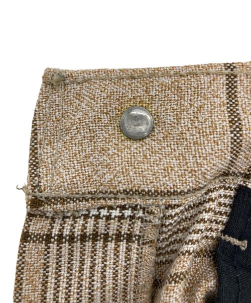 LEVI'S（リーバイス）LEVI'S (リーバイス) スタプレチェックパンツ ベージュ サイズ:表記無しの古着・服飾アイテム