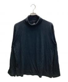SHINYA KOZUKA（シンヤコズカ）の古着「コットンカシミヤタートルネックカットソー」｜ブラック