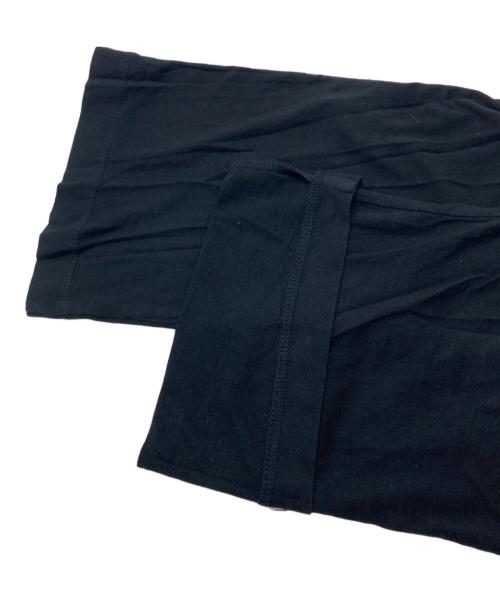 SHINYA KOZUKA（シンヤコズカ）SHINYA KOZUKA (シンヤコズカ) コットンカシミヤタートルネックカットソー ブラック サイズ:Sの古着・服飾アイテム