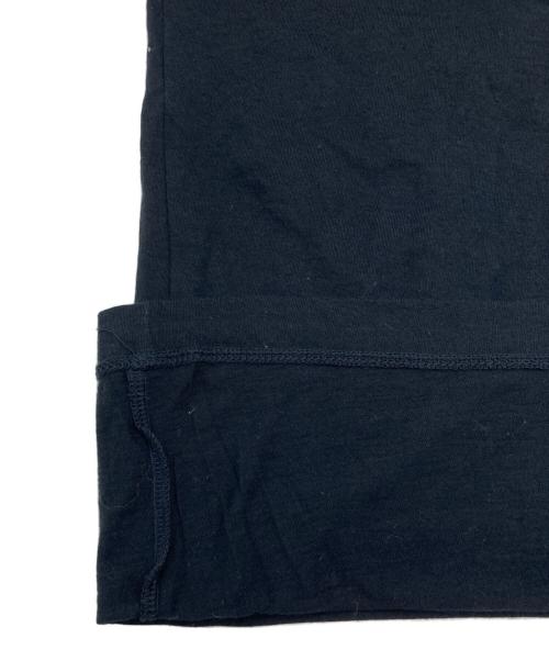 SHINYA KOZUKA（シンヤコズカ）SHINYA KOZUKA (シンヤコズカ) コットンカシミヤタートルネックカットソー ブラック サイズ:Sの古着・服飾アイテム