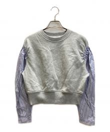 3.1 phillip lim（スリーワンフィリップリム）の古着「切替スウェット」｜グレー×ブルー