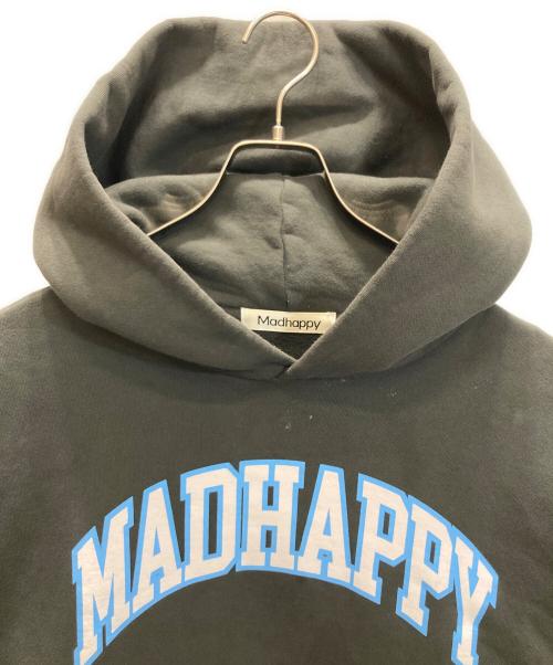madhappy（マッドハッピー）madhappy (マッドハッピー) Campus Fleece Hoodie グレー サイズ:Mの古着・服飾アイテム