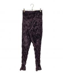 ISSEY MIYAKE（イッセイミヤケ）の古着「コーデュロイプリーツパンツ」｜パープル