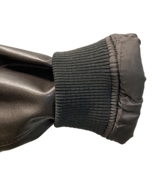 LEVI'S（リーバイス）LEVI'S (リーバイス) MA-1スタイル レザージャケット ブラウン サイズ:Mの古着・服飾アイテム