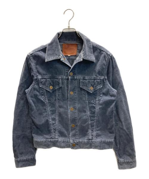 BONCOURA（ボンクラ）BONCOURA (ボンクラ) コーデュロイトラッカージャケット ネイビー サイズ:36の古着・服飾アイテム