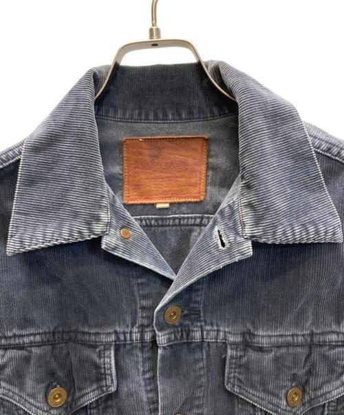 BONCOURA（ボンクラ）BONCOURA (ボンクラ) コーデュロイトラッカージャケット ネイビー サイズ:36の古着・服飾アイテム