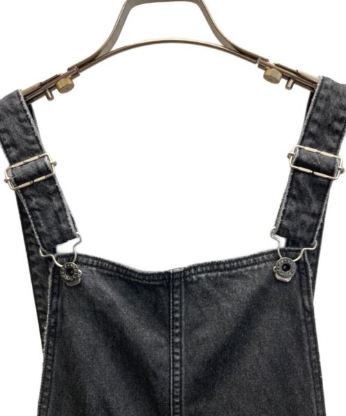 Spick and Span（スピックアンドスパン）Spick and Span (スピックアンドスパン) 5 1/2 SOFTFLARE OVERALLS ブラック サイズ:28の古着・服飾アイテム