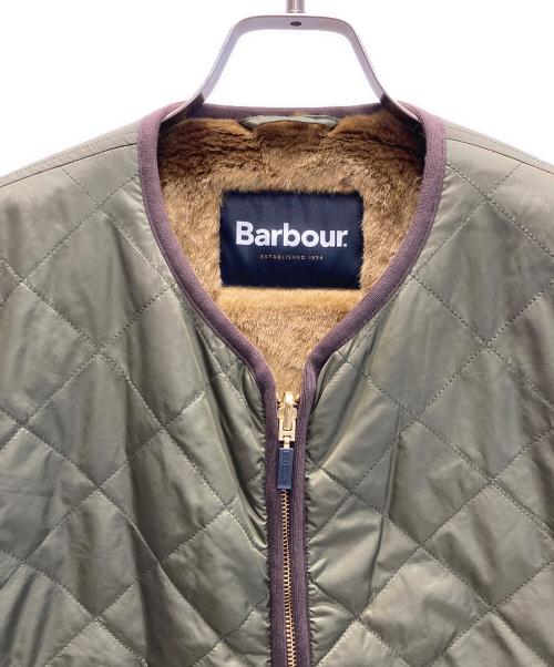 Barbour（バブアー）Barbour (バブアー) green label relaxing (グリーンレーベルリラクシング) 別注リバーシブルベスト オリーブ サイズ:36の古着・服飾アイテム