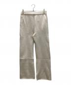 MUSE de Deuxieme Classeミューズ ドゥーズィエム クラス）の古着「Prime wool FLEECE PANTS」｜アイボリー
