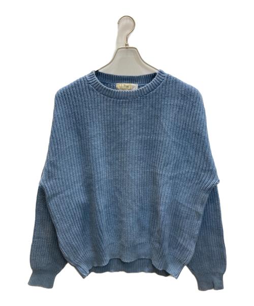L.L.Bean（エルエルビーン）L.L.Bean (エルエルビーン) コットンニット ブルー サイズ:SIZE Lの古着・服飾アイテム