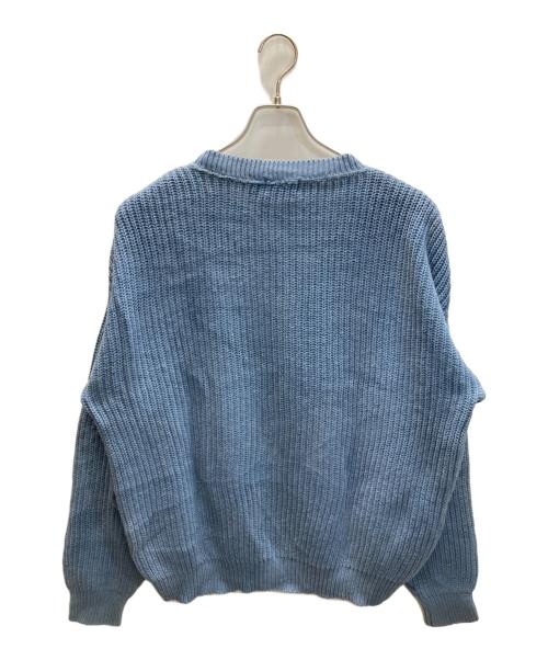 L.L.Bean（エルエルビーン）L.L.Bean (エルエルビーン) コットンニット ブルー サイズ:SIZE Lの古着・服飾アイテム