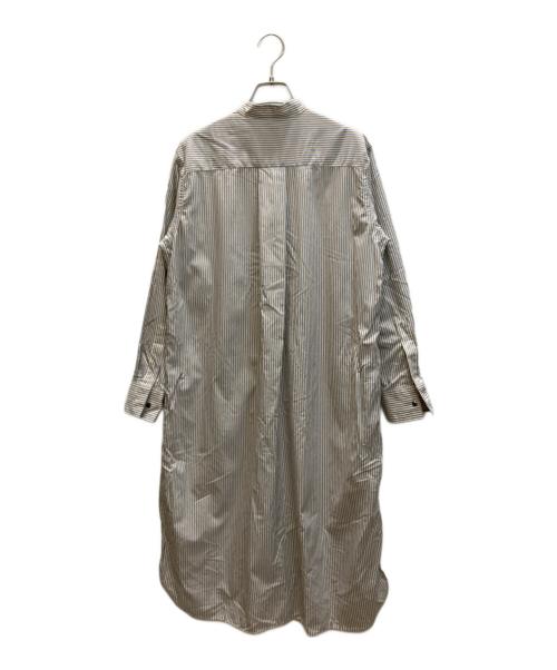 6(ROKU) BEAUTY&YOUTH（ロク ビューティーアンドユース）6(ROKU) BEAUTY&YOUTH (ロク ビューティーアンドユース) STRIPE SHIRT ONE PIECE マルチカラー サイズ:36の古着・服飾アイテム