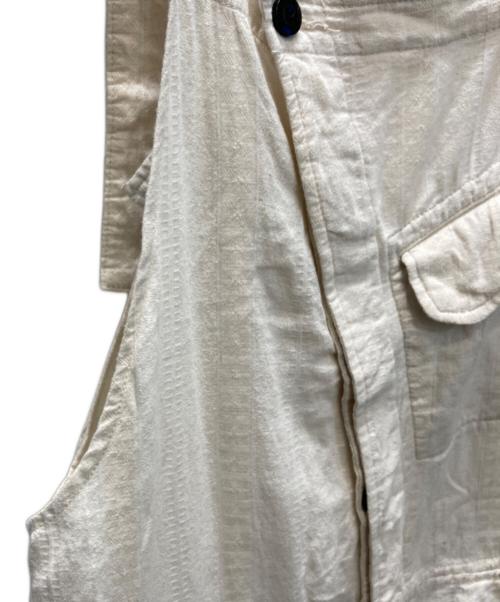 OUTIL（ウティ）OUTIL (ウティ) リネン混オーバーオール ベージュ サイズ:SIZE 1の古着・服飾アイテム