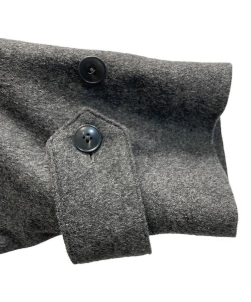 TOMORROW LAND PILGRIM（トゥモローランド ピルグリム）TOMORROW LAND PILGRIM (トゥモローランド ピルグリム) ウールカシミヤビーバー ダブルブレステッドコート グレー サイズ:46の古着・服飾アイテム