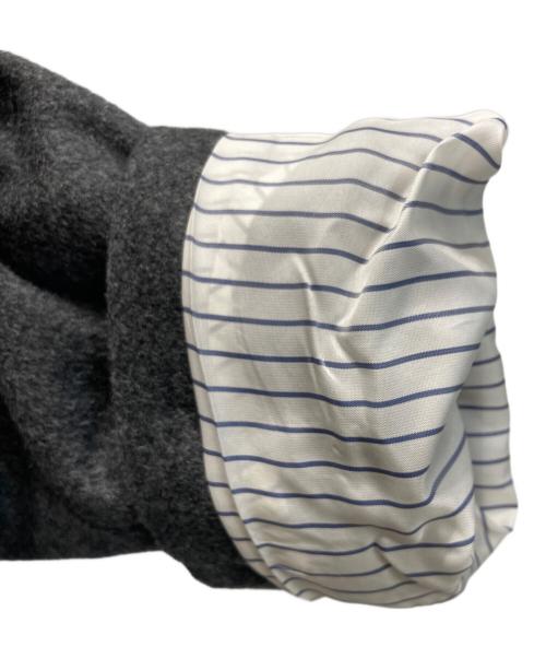 TOMORROW LAND PILGRIM（トゥモローランド ピルグリム）TOMORROW LAND PILGRIM (トゥモローランド ピルグリム) ウールカシミヤビーバー ダブルブレステッドコート グレー サイズ:46の古着・服飾アイテム