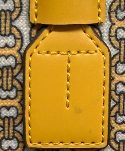 TORY BURCH（トリーバーチ）TORY BURCH (トリーバーチ) ジェミニリンク トートバッグ イエロー×ベージュの古着・服飾アイテム
