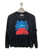 TIGHTBOOTH PRODUCTIONタイトブースプロダクション）の古着「SPIDER WALK LS T-SHIRT」｜ブラック