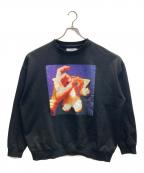TIGHTBOOTH PRODUCTION×KILLER BONGタイトブースプロダクション×キラーボング）の古着「HAND SIGN CREW SWEAT/ハンドサインクルースウェット」｜ブラック