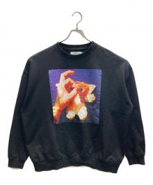 TIGHTBOOTH PRODUCTION×KILLER BONG（タイトブースプロダクション×キラーボング）の古着「HAND SIGN CREW SWEAT/ハンドサインクルースウェット」｜ブラック