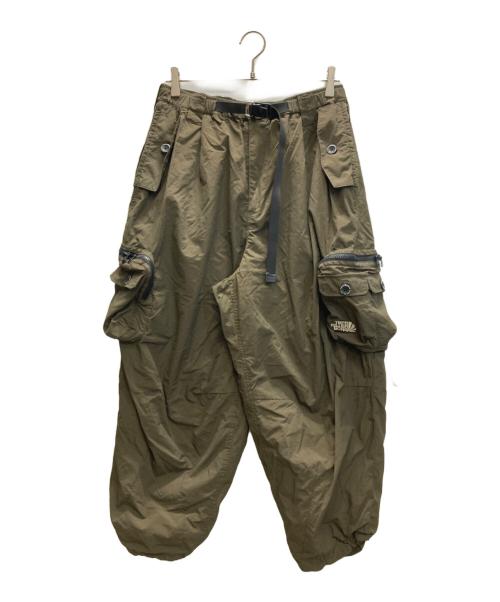 TIGHTBOOTH PRODUCTION（タイトブースプロダクション）TIGHTBOOTH PRODUCTION (タイトブースプロダクション) KILLER BONG (キラーボング) BALLOON CARGO PANTS/バルーンカーゴパンツ グリーン サイズ:SIZE Mの古着・服飾アイテム