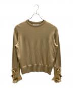 H&M×TOGA ARCHIVESエイチアンドエム×トーガアーカイブス）の古着「切替ニット」｜ベージュ