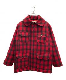 WOOLRICH（ウールリッチ）の古着「ウールマッキーノジャケット」｜レッド