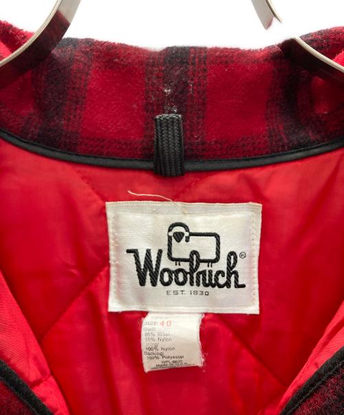 WOOLRICH（ウールリッチ）WOOLRICH (ウールリッチ) ウールマッキーノジャケット レッド サイズ:40の古着・服飾アイテム