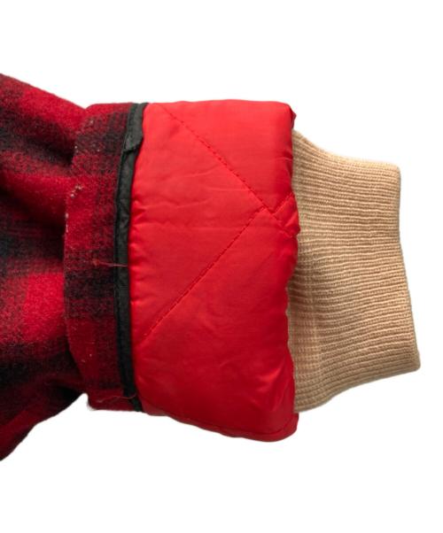 WOOLRICH（ウールリッチ）WOOLRICH (ウールリッチ) ウールマッキーノジャケット レッド サイズ:40の古着・服飾アイテム