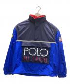 POLO RALPH LAURENポロ・ラルフローレン）の古着「HI TECH アノラックジャケット」｜ネイビー×ブルー