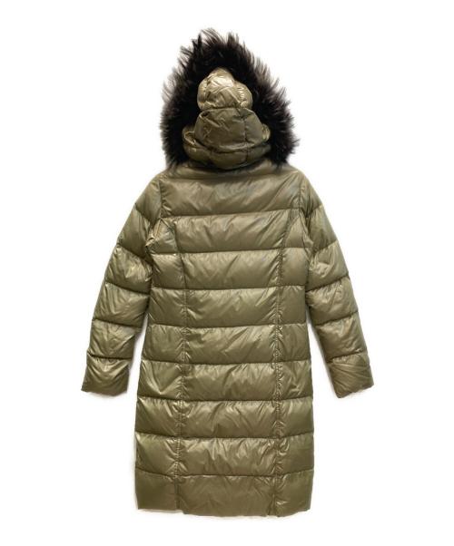 DUVETICA（デュベティカ）DUVETICA (デュベティカ) Alia ラクーンファー ダウンコート ベージュ サイズ:40の古着・服飾アイテム