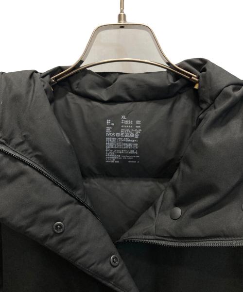 無印良品（ムジルシリョウヒン）無印良品 (ムジルシリョウヒン) 撥水ダウンミドルコート ブラック サイズ:SIZE XLの古着・服飾アイテム