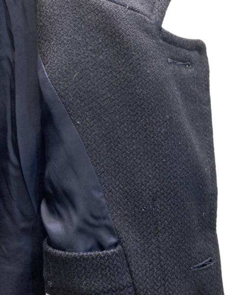 KENZO（ケンゾー）KENZO (ケンゾー) ヘリンボーンウールコート ネイビー サイズ:3の古着・服飾アイテム