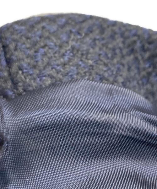 KENZO（ケンゾー）KENZO (ケンゾー) ヘリンボーンウールコート ネイビー サイズ:3の古着・服飾アイテム