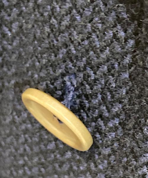 KENZO（ケンゾー）KENZO (ケンゾー) ヘリンボーンウールコート ネイビー サイズ:3の古着・服飾アイテム