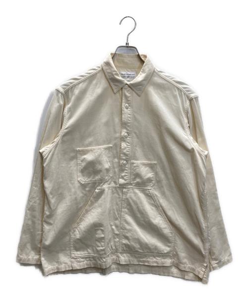 ENDS and MEANS（エンズアンド ミーンズ）ENDS AND MEANS (エンズアンド ミーンズ) コードユーティリティシャツ ベージュ サイズ:SIZE Lの古着・服飾アイテム