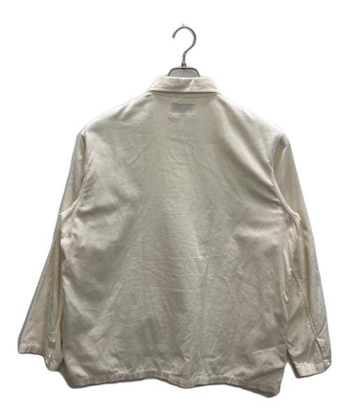 ENDS and MEANS（エンズアンド ミーンズ）ENDS AND MEANS (エンズアンド ミーンズ) コードユーティリティシャツ ベージュ サイズ:SIZE Lの古着・服飾アイテム