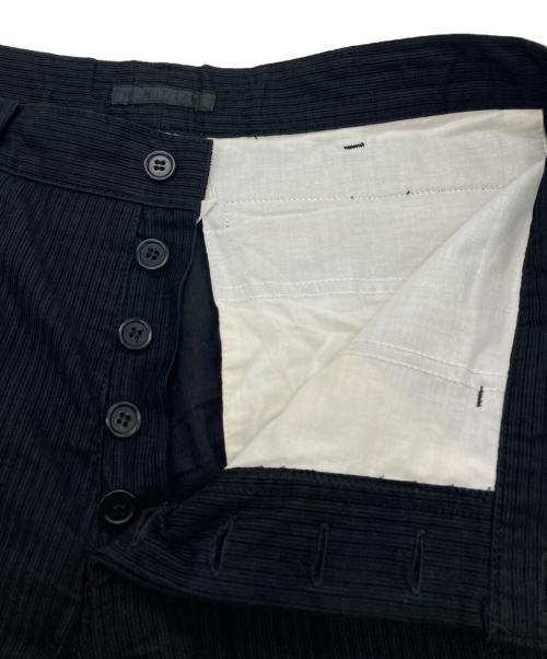 HELMUT LANG（ヘルムートラング）HELMUT LANG (ヘルムートラング) ボタンフライパンツ ブラック サイズ:48の古着・服飾アイテム