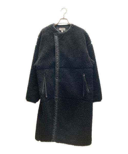 HYKE（ハイク）HYKE (ハイク) FAUX SHEARLING COAT ブラック サイズ:2の古着・服飾アイテム