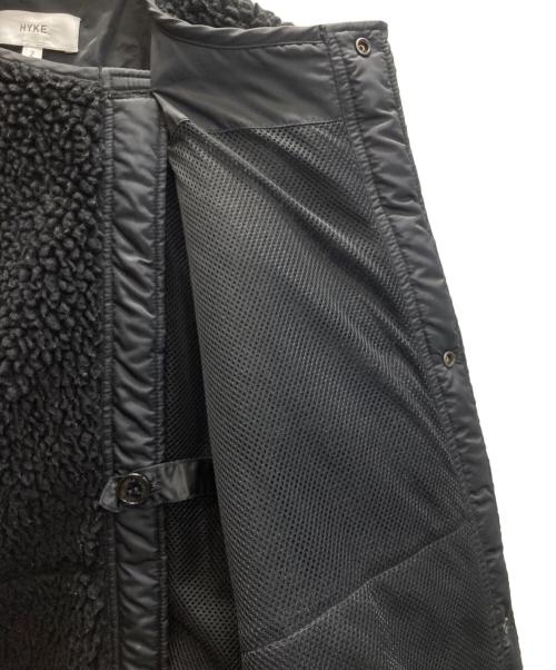 HYKE（ハイク）HYKE (ハイク) FAUX SHEARLING COAT ブラック サイズ:2の古着・服飾アイテム
